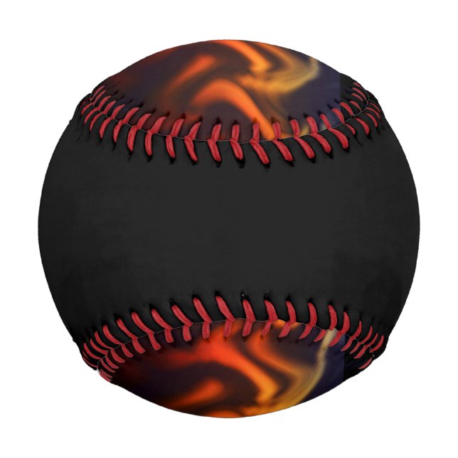 Balle De Baseball Au Feu - Baseball Design 1 (Dos)