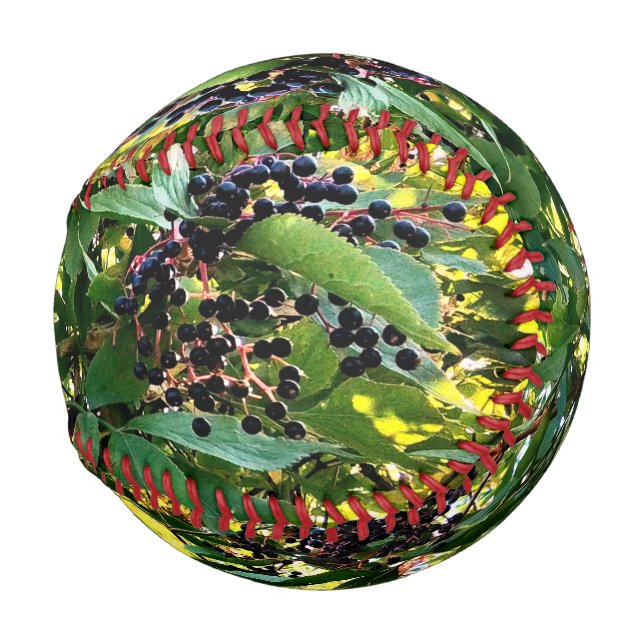 Balle De Baseball Baies noires (Devant Droite)