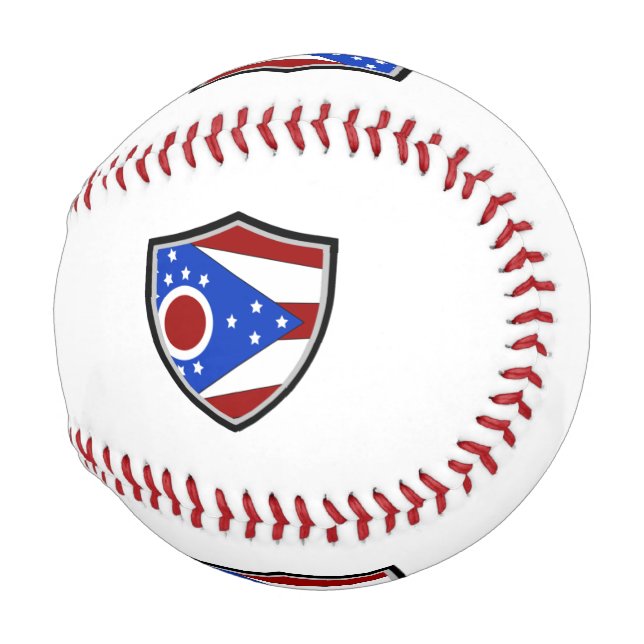 Balle De Baseball Bal de baseball du bouclier de l'Ohio (Devant Droite)
