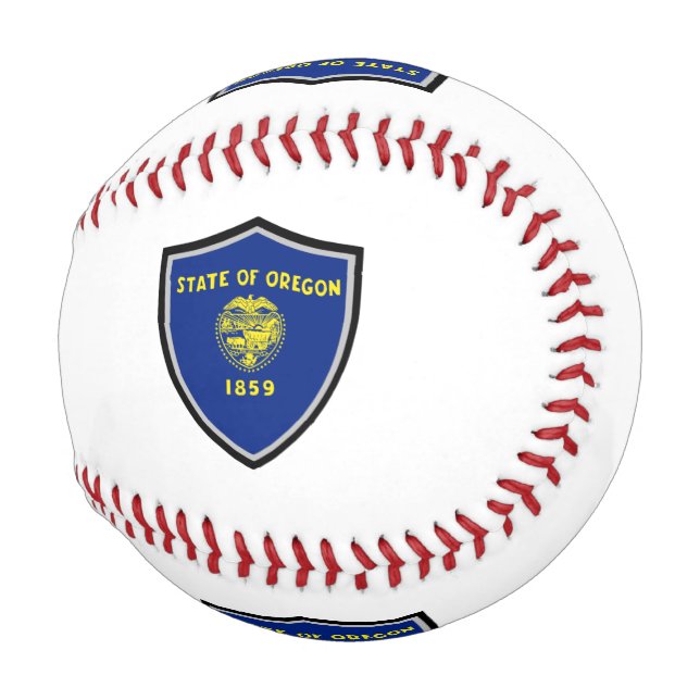 Balle De Baseball Bal de baseball du bouclier Oregon (Devant Droite)