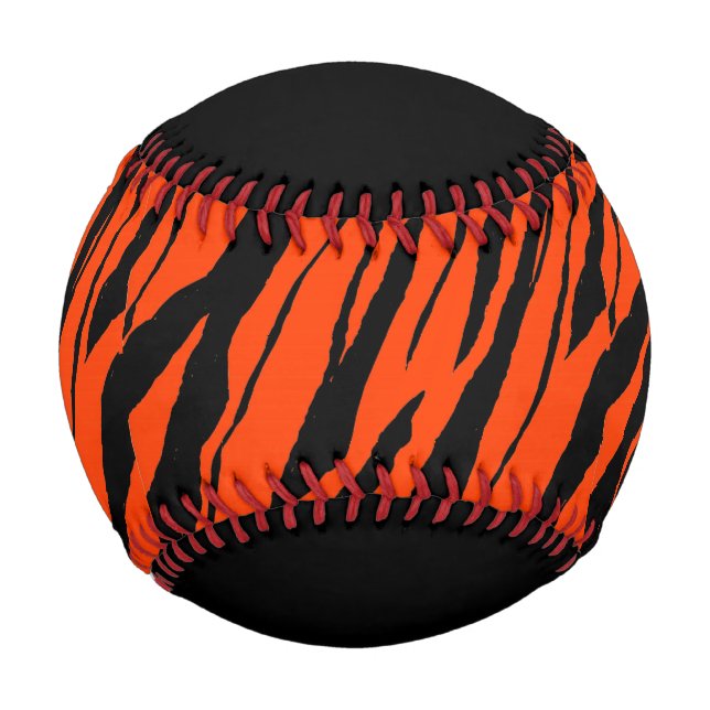 Balle De Baseball Bande de Tiger Baseball Noir (Devant)