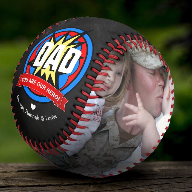 Balle De Baseball Bande dessinée amusante Vous êtes notre héros ! Pa (Créateur téléchargé)