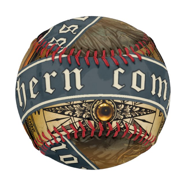 Balle De Baseball Base-ball de la Compass Nord (Devant)
