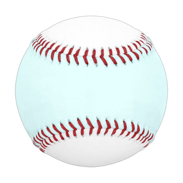 Balle De Baseball Baseball bleu Pastel sur mesure (Devant)