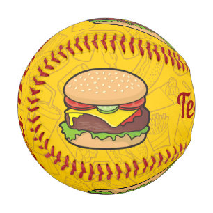 Balle De Baseball Baseball Cheeseburger