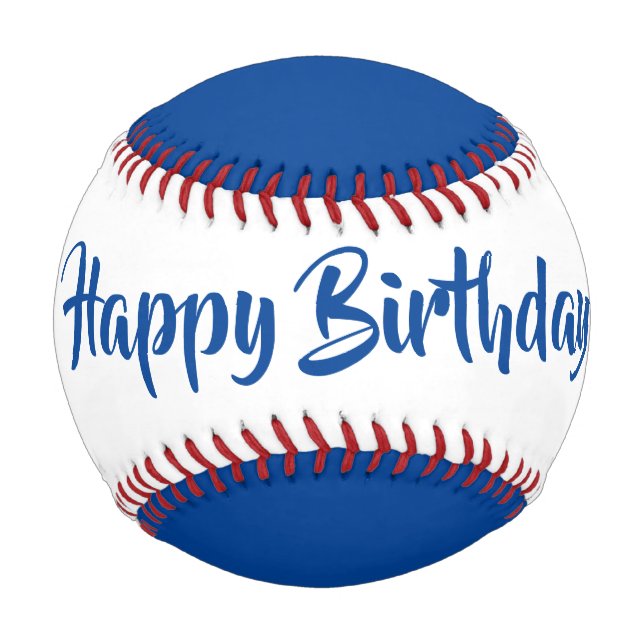 Balle De Baseball Baseball d'anniversaire par dalDesignNZ (Dos)