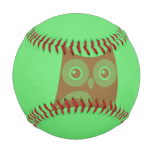Balle De Baseball Baseball de hibou Brown