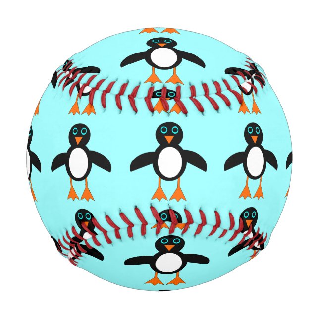 Balle De Baseball Baseball de mignonne Penguin (Devant)