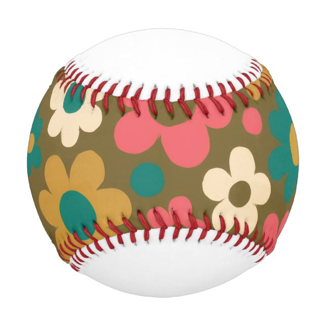 BALLE DE BASEBALL BASEBALL - DESIGN MODERNE DU MILIEU DU SIÈCLE. (Devant)
