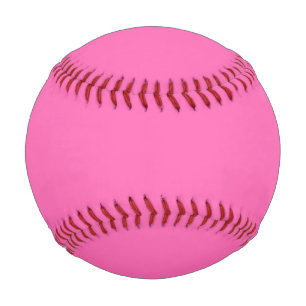 Balle De Baseball Baseball en couleur solide rose chaud