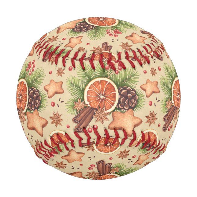 Balle De Baseball Baseball épice de vacances (Devant)