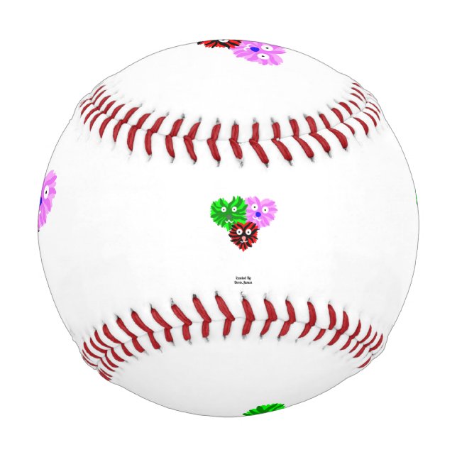 Balle De Baseball Baseball Heart Fuzzies (Devant)