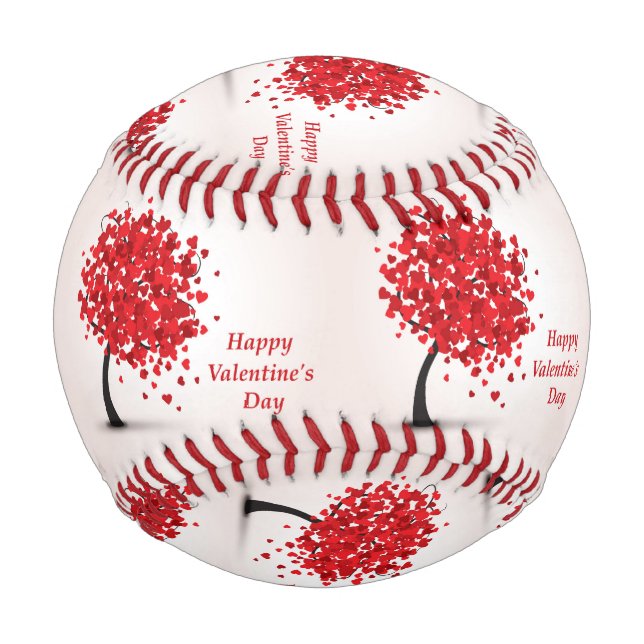 Balle De Baseball Baseball Heureuse Sainte-Valentin (Dos)
