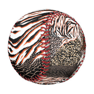 Balle De Baseball Baseball Motif poster de animal