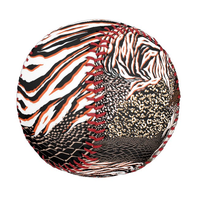 Balle De Baseball Baseball Motif poster de animal (Angle)