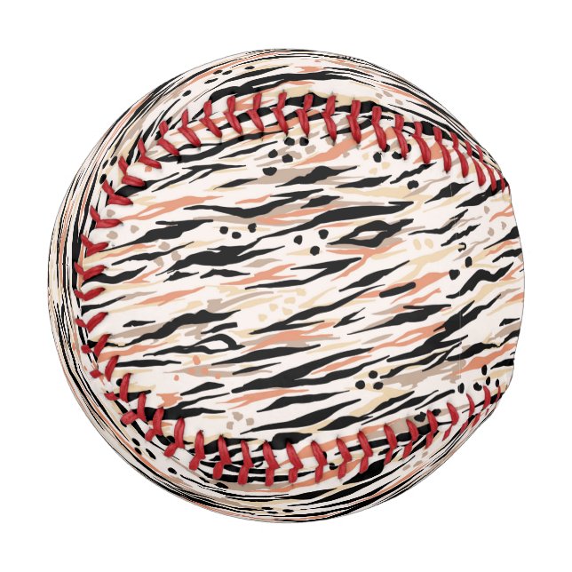 Balle De Baseball Baseball Motif poster de animal (Devant Gauche)