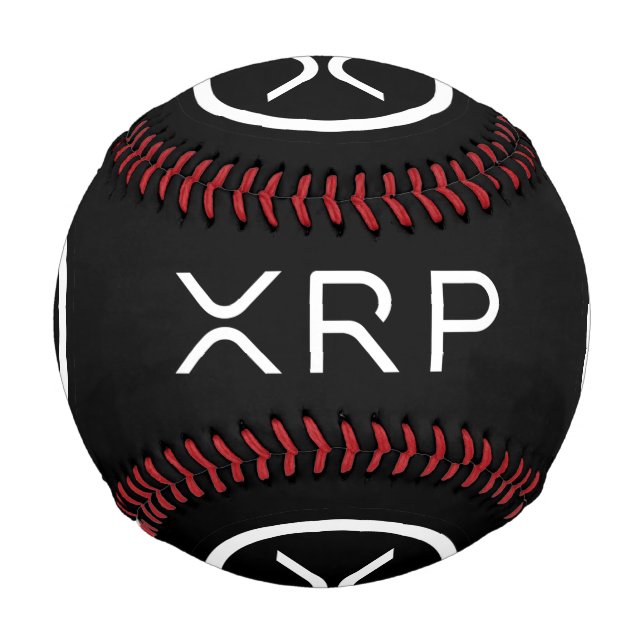 Balle De Baseball Baseball noir XRP (Devant)