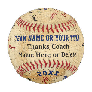 Balle De Baseball Baseball, Noms de tous les joueurs Cadeaux d'entra