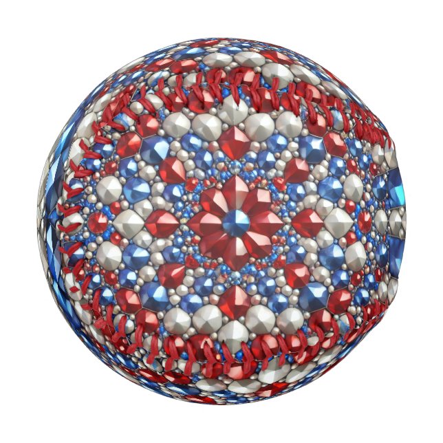 Balle De Baseball Baseball patriotique avec couleurs Pays-Bas (Devant Gauche)