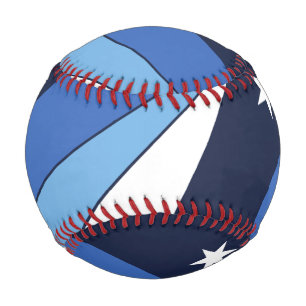 Balle De Baseball Baseball patriotique avec drapeau de Columbia, SC