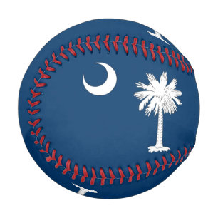 Balle De Baseball Baseball patriotique avec drapeau de la Caroline d
