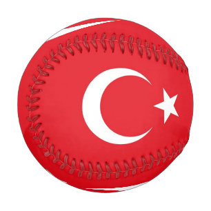 Balle De Baseball Baseball patriotique avec drapeau de la Turquie