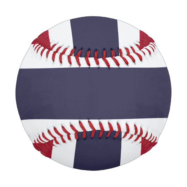 Balle De Baseball Baseball patriotique avec drapeau de Thaïlande (Devant)