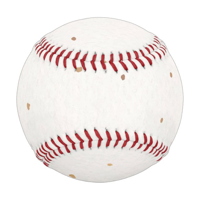 Balle De Baseball Baseball personnalisé avec taches dorées (Devant)