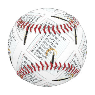 BALLE DE BASEBALL BASEBALL PERSONNALISÉ - BOURBON LOVERS LA LISTE DE