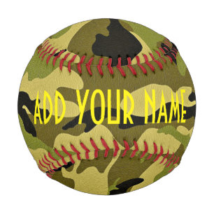 Balle De Baseball Baseball Personnalisé Camo