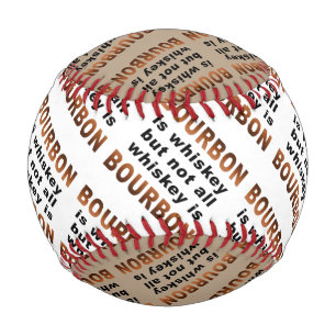 Balle De Baseball BASEBALL PERSONNALISÉ - Tout Whiskey N'Est Pas BOU