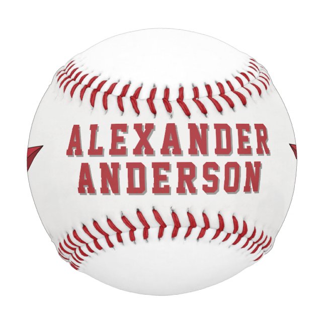 Balle De Baseball Baseball Personnaliser  (Devant)