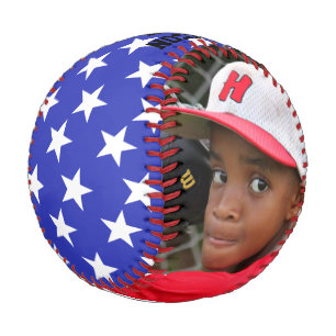 Balle De Baseball Baseball Photo Personnalisé avec Nom et Année