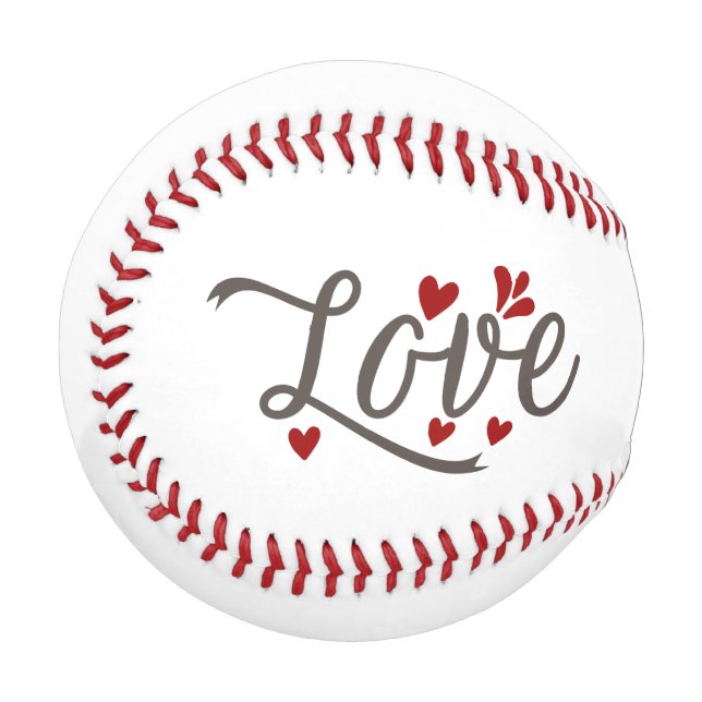 Balle De Baseball Baseball pour amoureux le jour de la Saint Valenti (Devant Gauche)