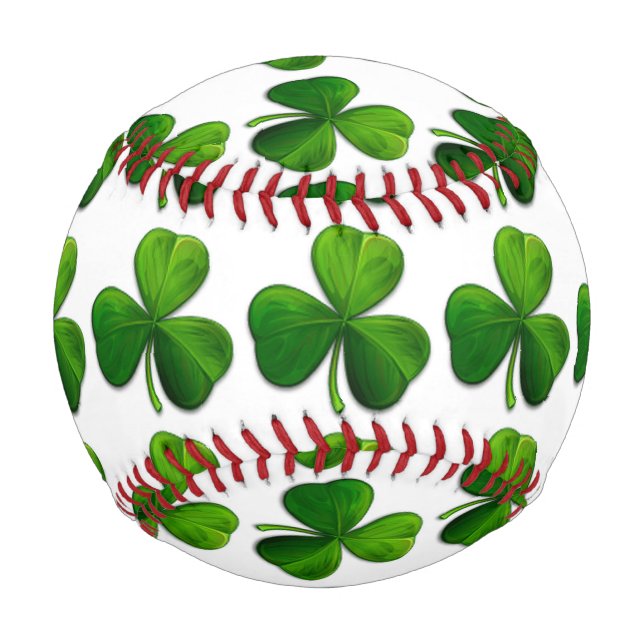 Balle De Baseball Baseball shamrock (Devant)