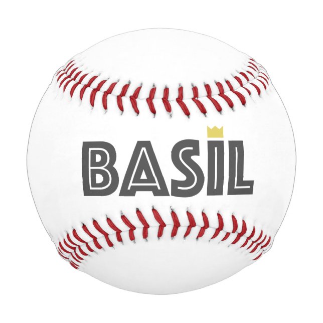 Balle De Baseball Basil (Devant)