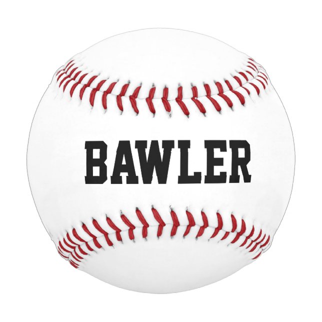 Balle De Baseball Bawler Baller (Devant)