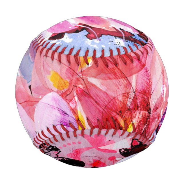 Balle De Baseball Beau bouquet de fleurs (Devant)