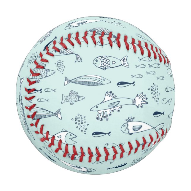 Balle De Baseball Beaucoup de poisson baseball (Dos Droite)
