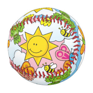 Balle De Baseball Bébé Animaux Arrière - plan