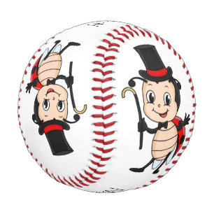 Balle De Baseball Bébé mignon avec chapeau et dessin animé de cravat