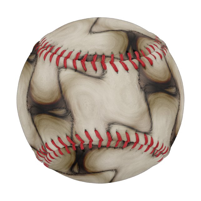 Balle De Baseball Belle abstraction laisse une impression durable (Devant)