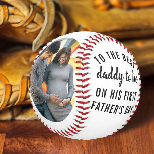 Balle De Baseball Best Daddy to Be 2 Photo First Fête des pères