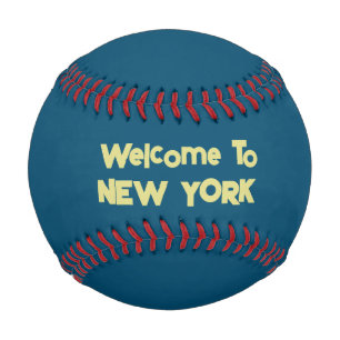 Balle De Baseball Bienvenue Au Baseball De New York