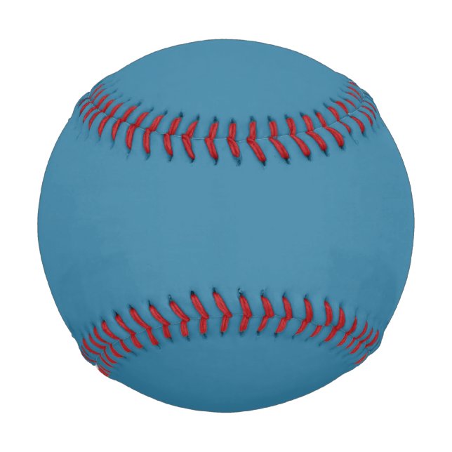 Balle De Baseball Bleu Astral solide (Devant)