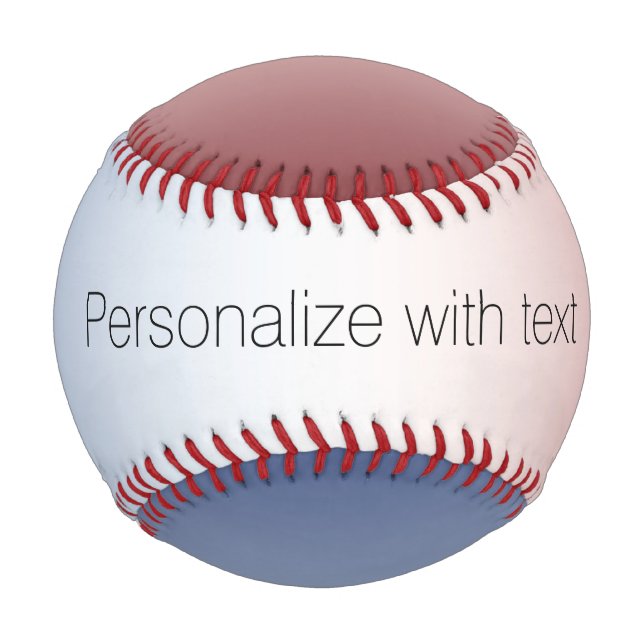 Balle De Baseball Bleu blanc (Devant)