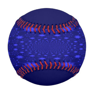 Balle De Baseball Bleu Éblouissant