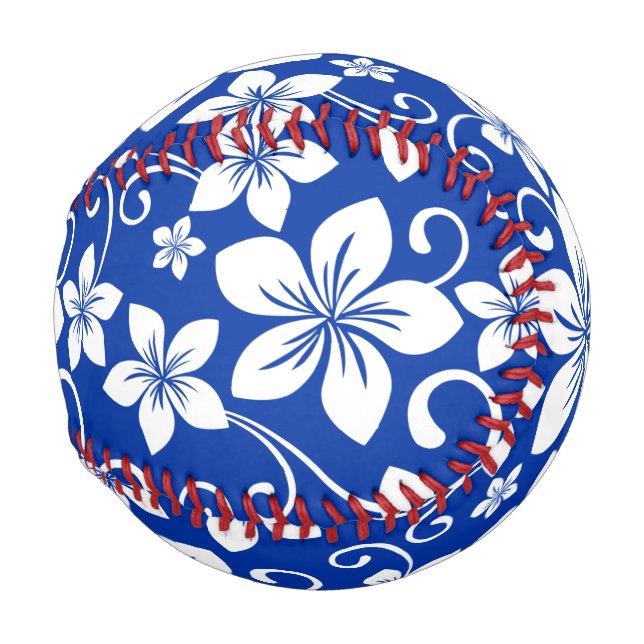 BALLE DE BASEBALL BLEU HAWAII (BLEU ROYAL) (Devant Droite)