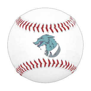 Balle De Baseball Blue Werewolf baseball blanc