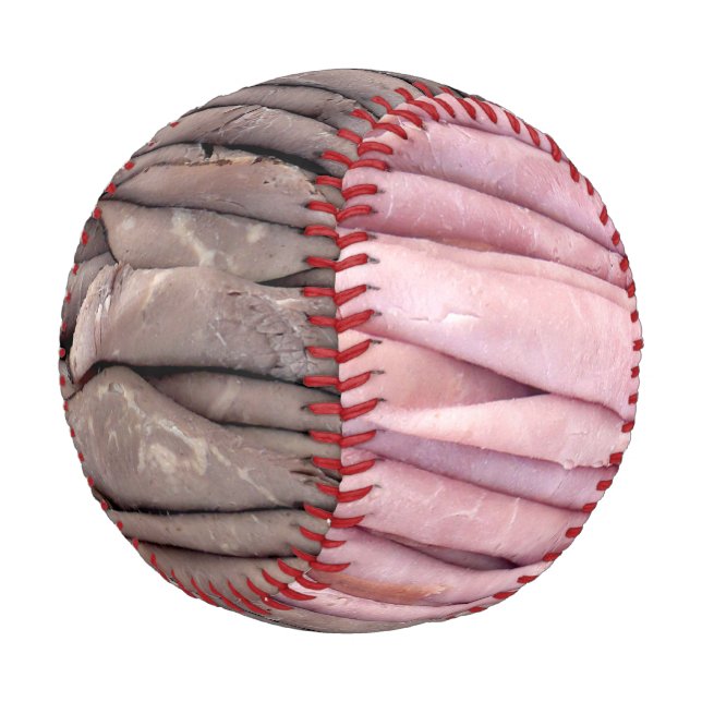 Balle De Baseball Boeuf et jambon (Angle)